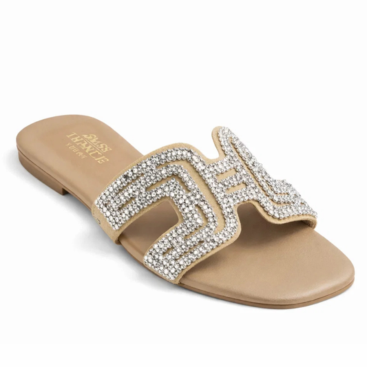 H Glam Crystal Flats –